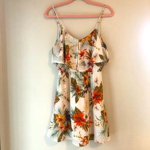 Forever 21 Floral Summer Dress, Size: small